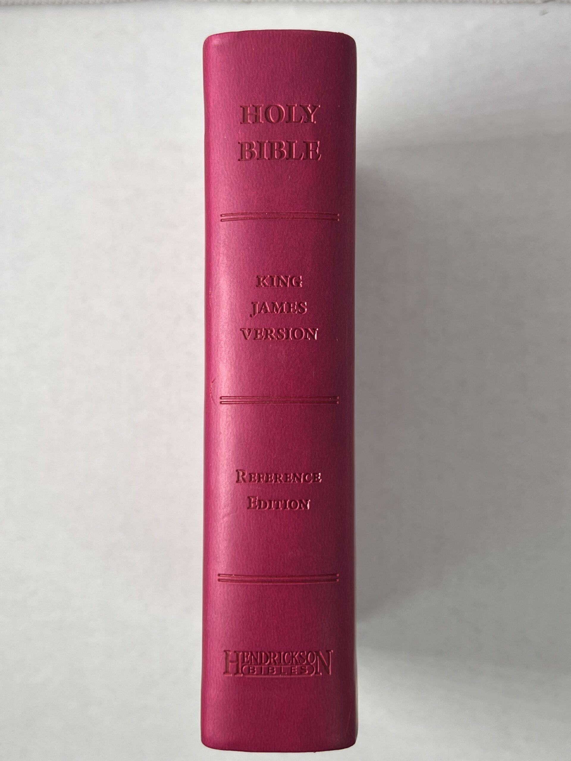 KJV Large Print Compact Reference Bible Berry Color - Image 2