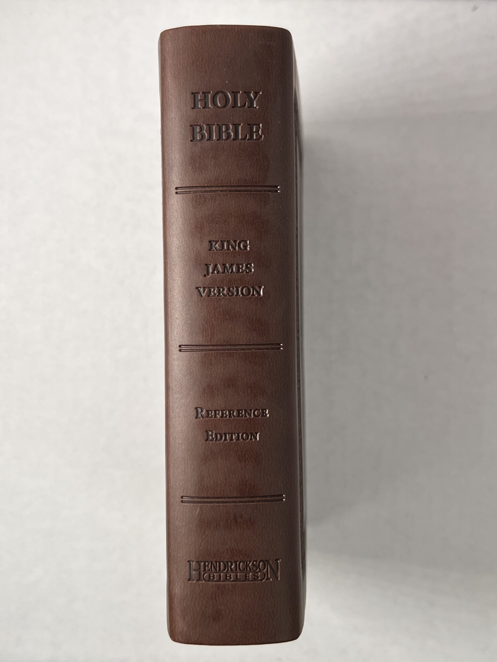 KJV Large Print Compact Reference Bible Dark Brown Color - Image 2
